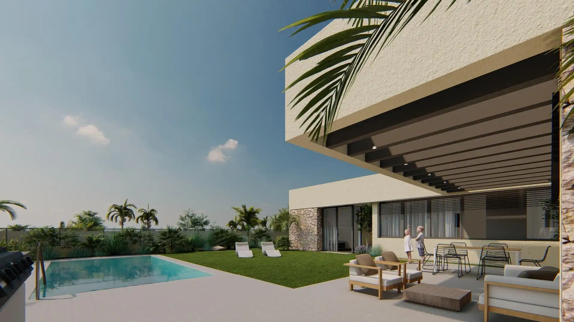 Chalet con piscina en venta en Campo de Murcia