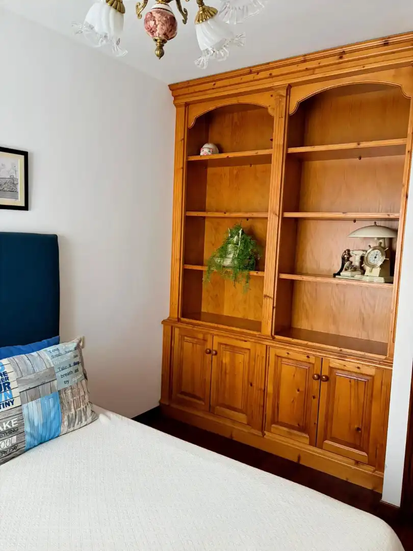Living room of Flat for rent in Cangas   with Furnished and Balcony