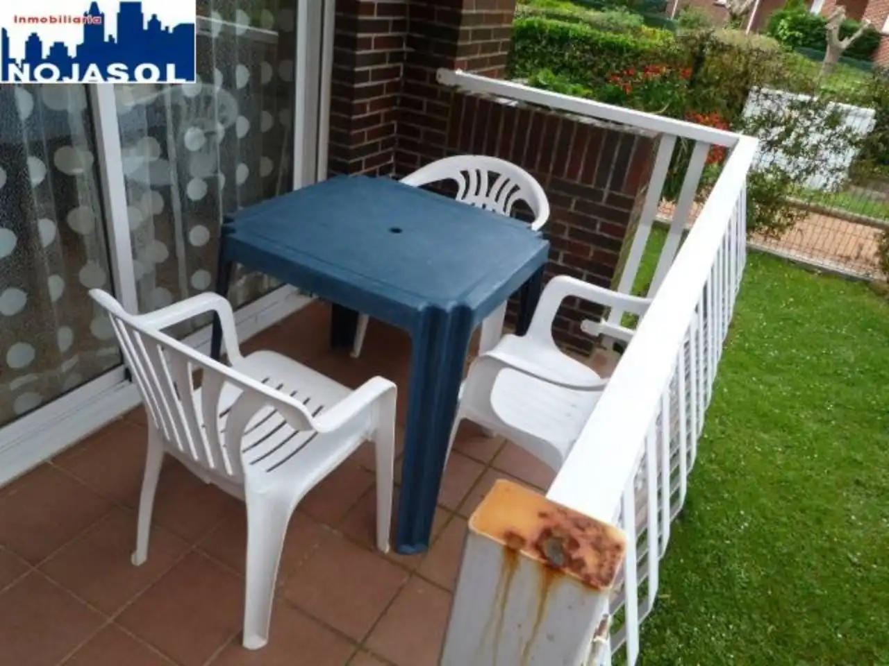 Balcony of Flat for rent in Noja  with Heating, Private garden and Terrace