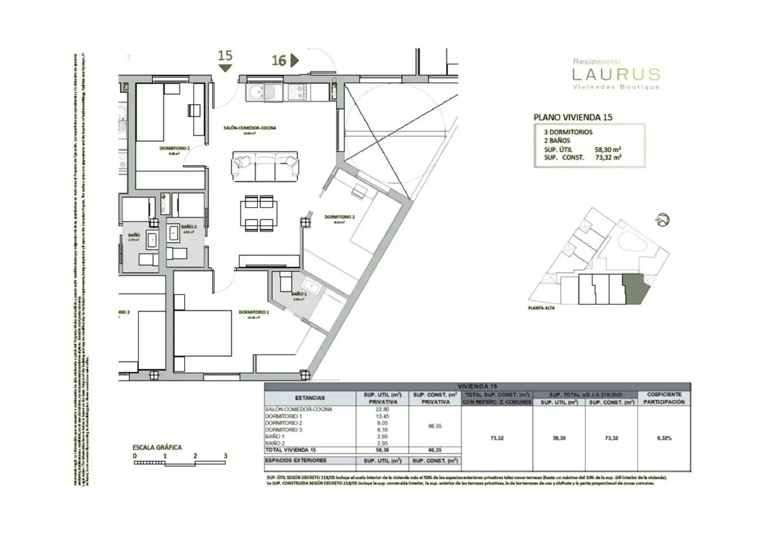 Flat for sale in Espartinas  with Air Conditioner and Community pool