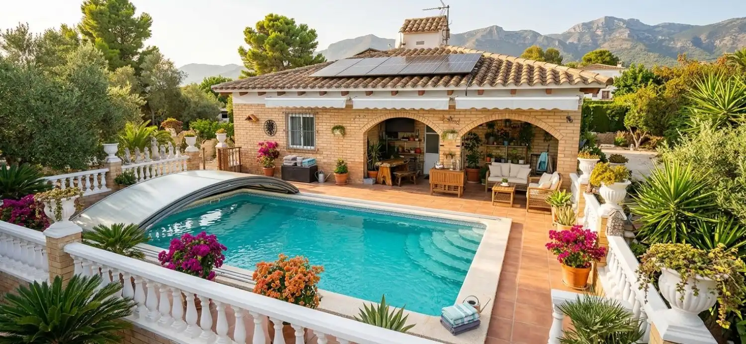 Piscina de Casa o chalet en venta en Roquetes con Aire acondicionado, Calefacción y Jardín privado
