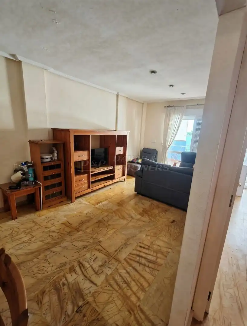 Wohnzimmer von Wohnungen zur Miete in Orihuela mit Klimaanlage, Terrasse und Schwimmbad