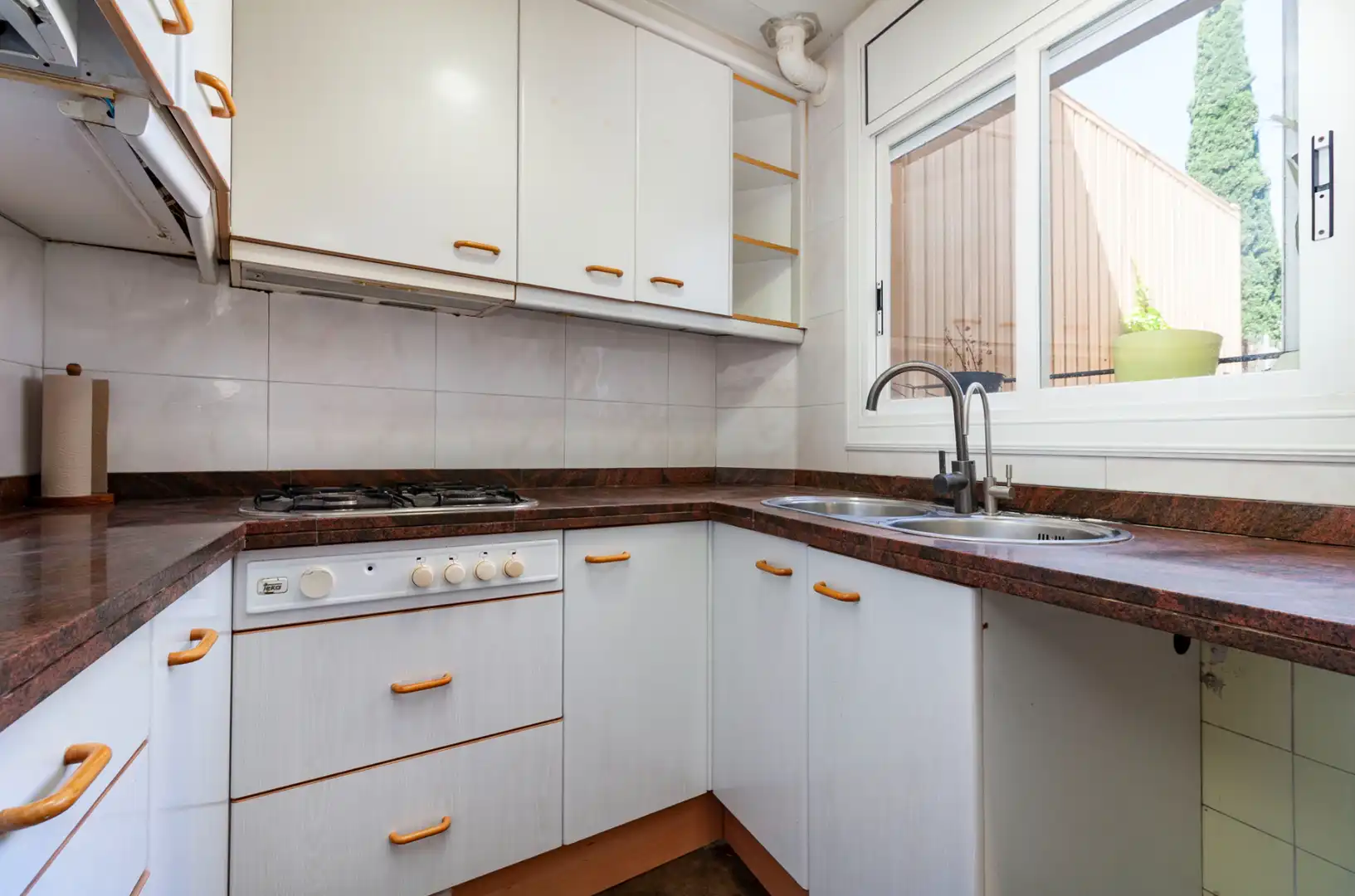 Kitchen of Flat for sale in Terrassa  with Air Conditioner, Heating and Private garden