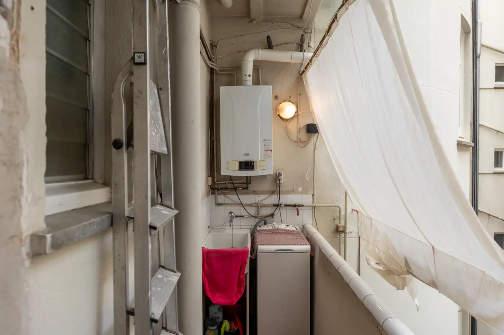 Balcony of Flat for sale in Barcelona  with Heating, Parquet flooring and Furnished