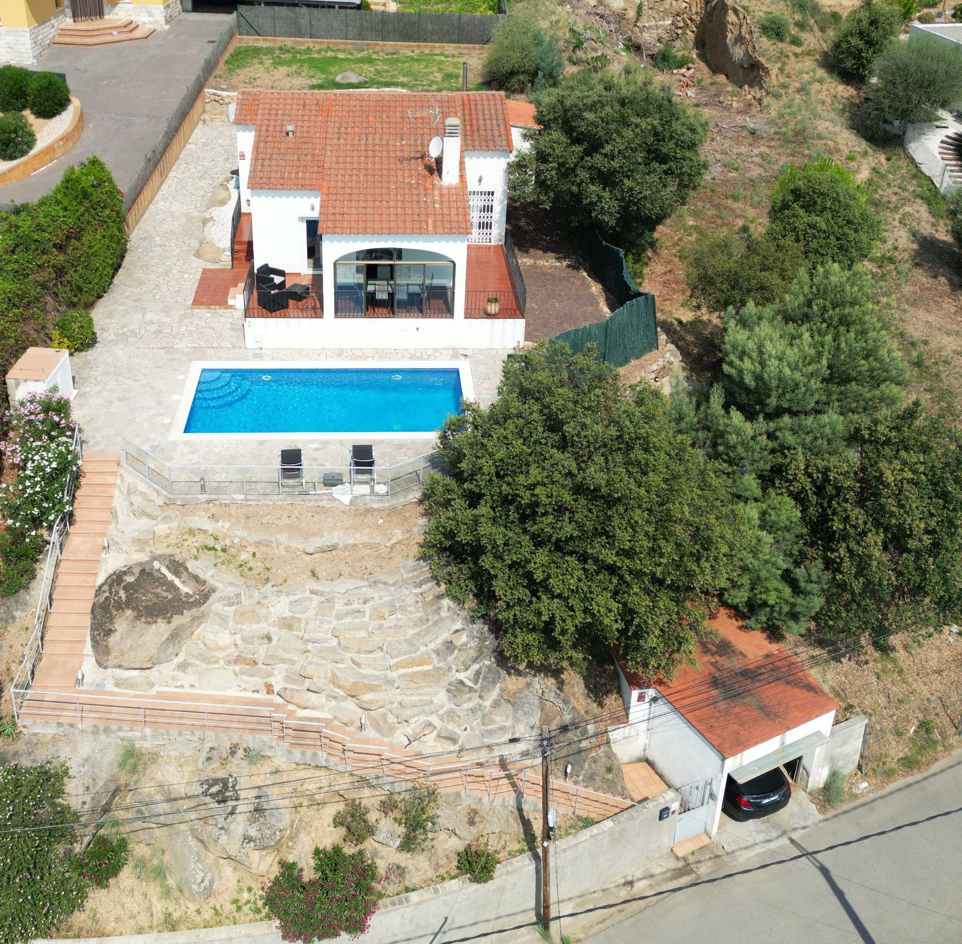 Swimming pool of House or chalet for sale in Calonge i Sant Antoni  with Air Conditioner, Heating and Private garden