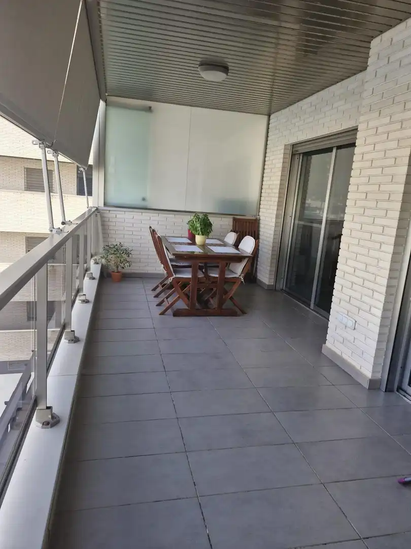 Terrace of Flat for rent in Elche / Elx  with Air Conditioner, Balcony and Community pool