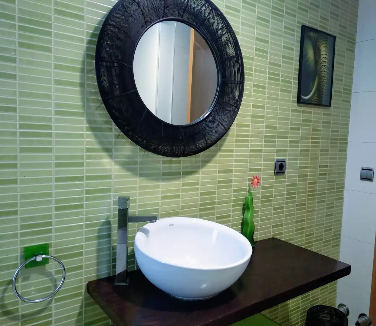Baño de Ático de alquiler en Barañáin / Barañain con Calefacción, Parquet y Terraza