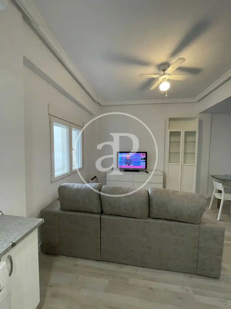 Sala de estar de Piso de alquiler en Valencia con Aire acondicionado, Calefacción y Amueblado
