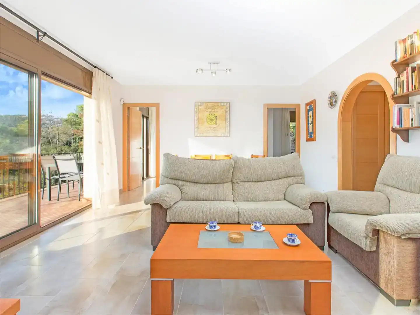 Sala de estar de Casa o chalet en venta en Lloret de Mar con Jardín privado, Piscina y Amueblado