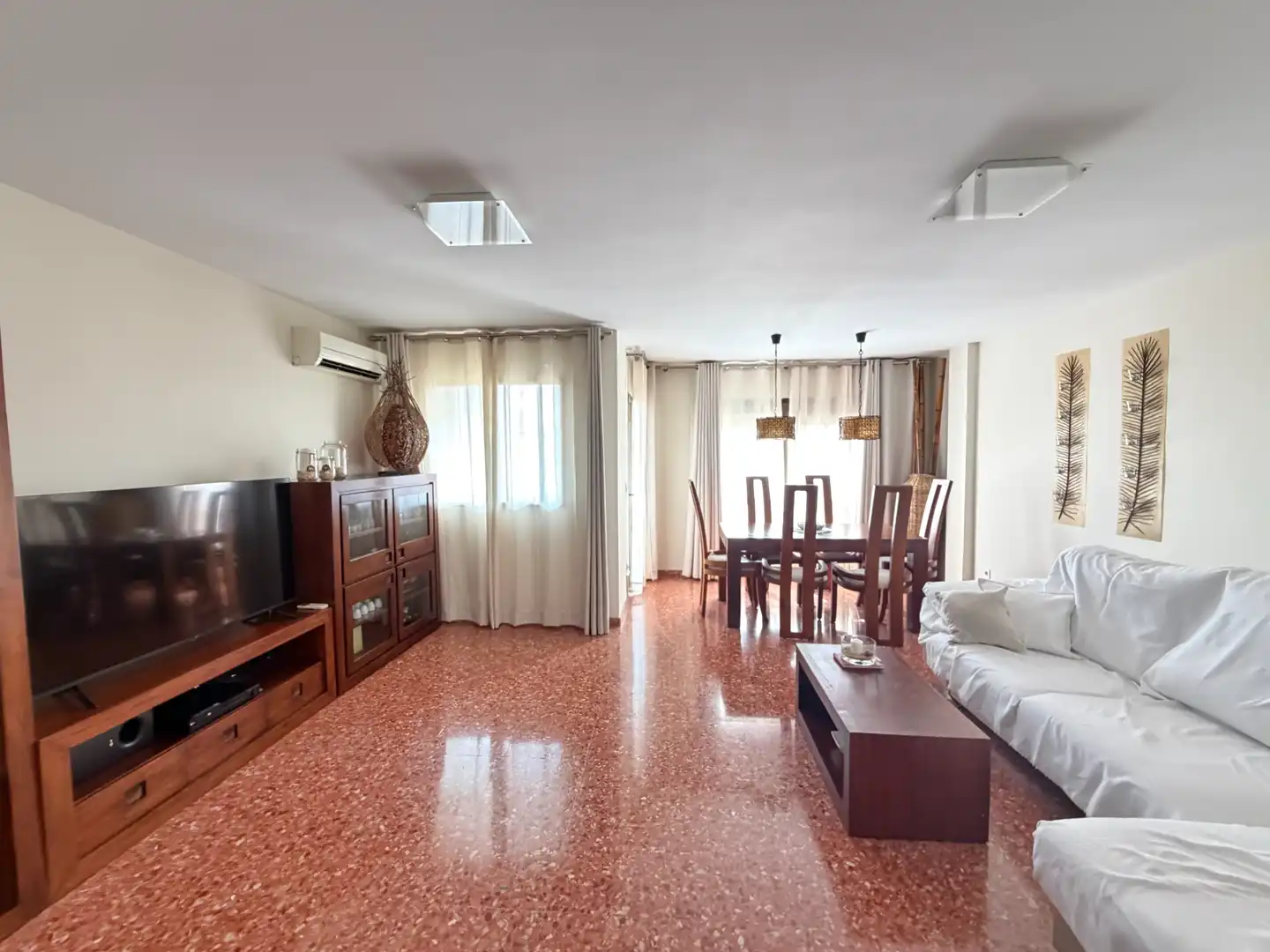 Living room of Flat for sale in Alginet  with Air Conditioner, Heating and Balcony