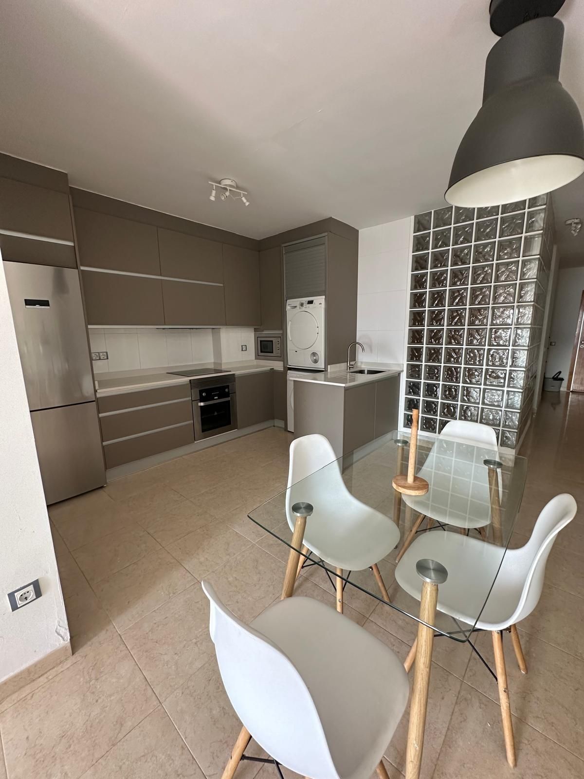 Kitchen of Flat to rent in Vícar  with Private garden, Terrace and Community pool