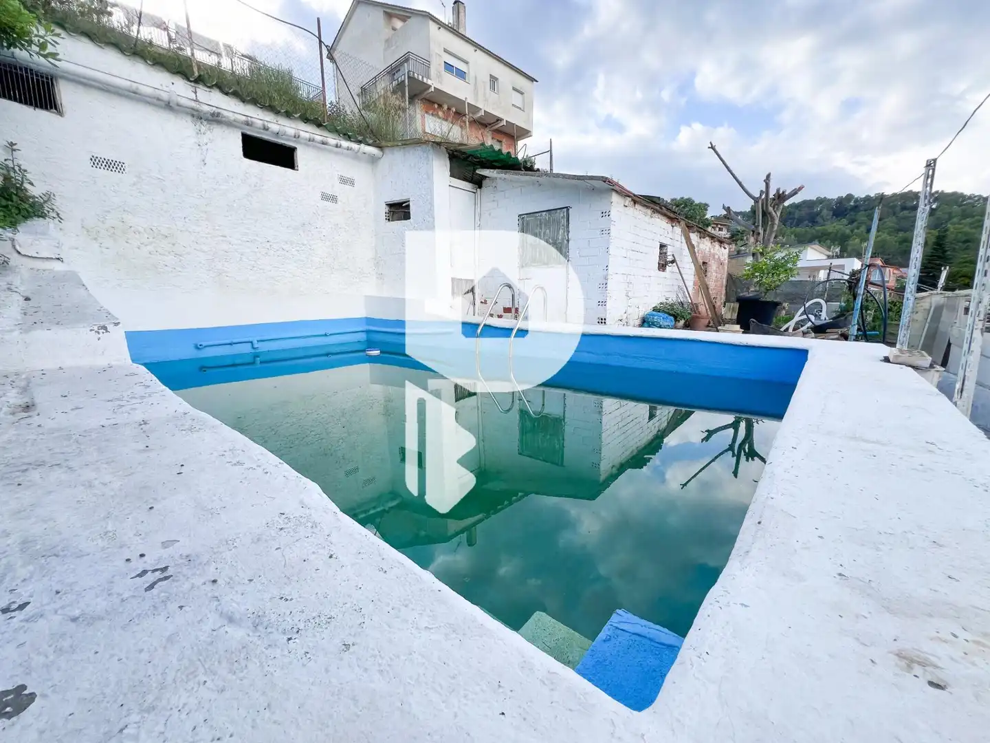 Swimming pool of Houses for sale in Sant Andreu de la Barca  with Air Conditioner, Heating and Private garden