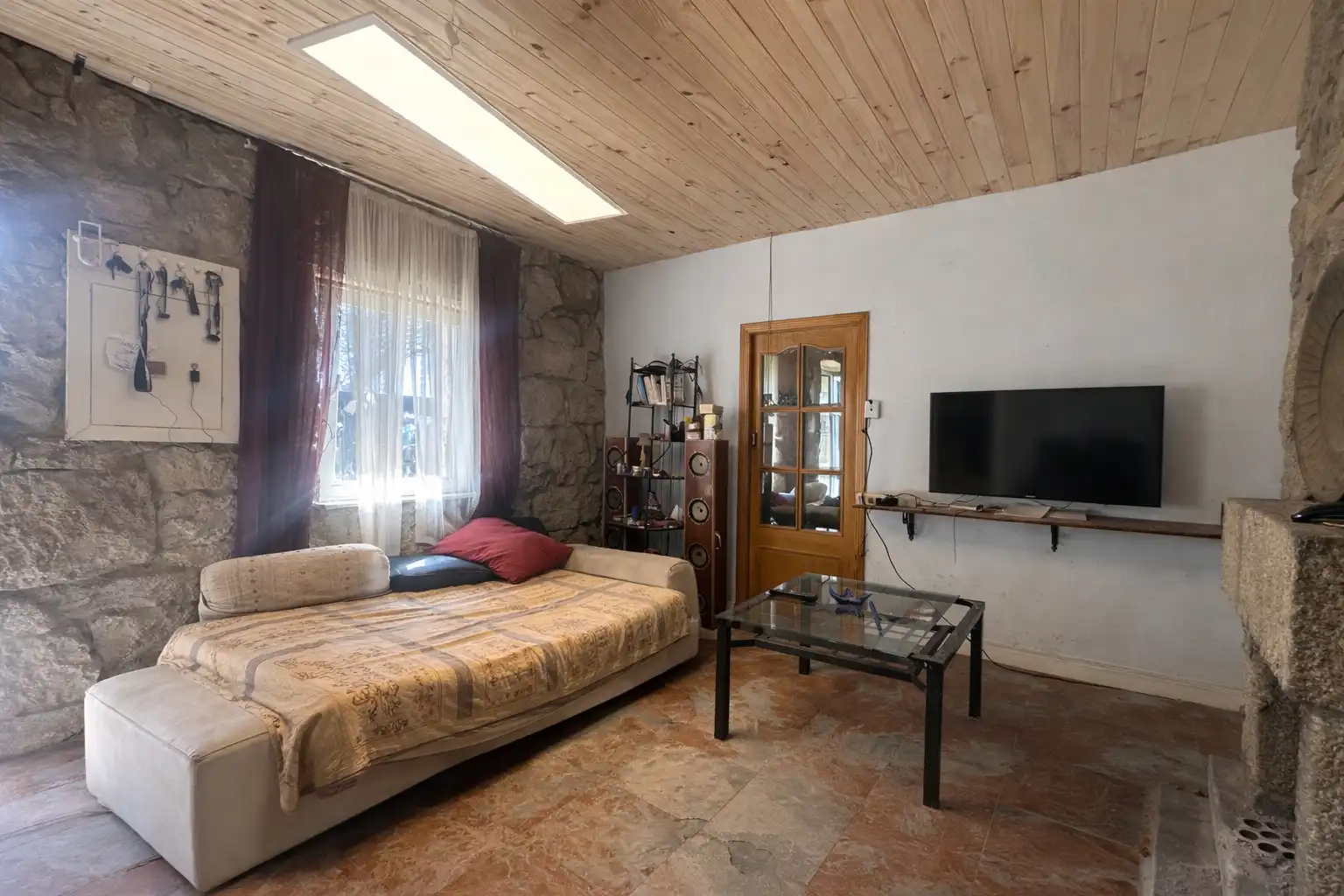 Sala d'estar de Casa o xalet en venda en Hoyo de Manzanares
