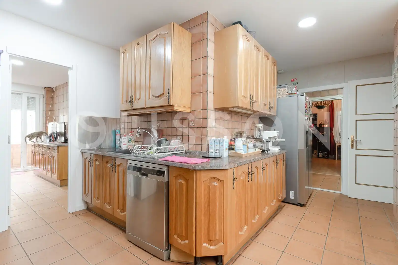 Cocina de Piso de alquiler en Madrid con Aire acondicionado, Calefacción y Terraza