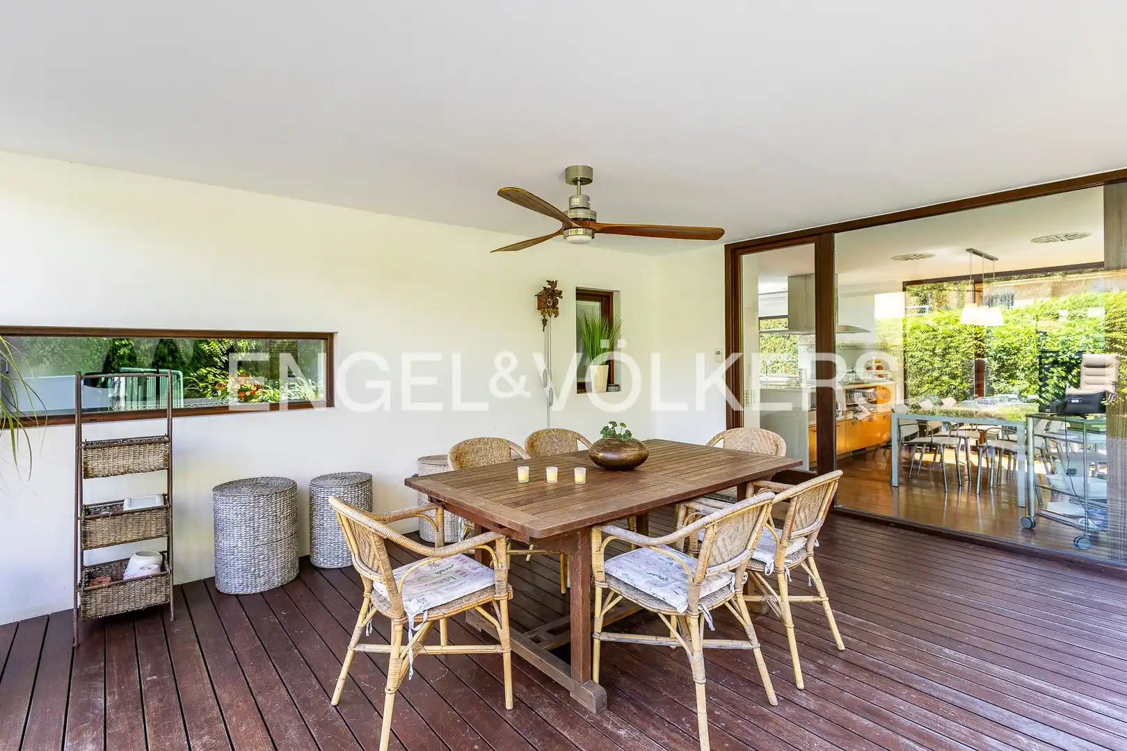 Terraza de Casa o chalet en venta en Sant Cugat del Vallès con Aire acondicionado, Calefacción y Jardín privado