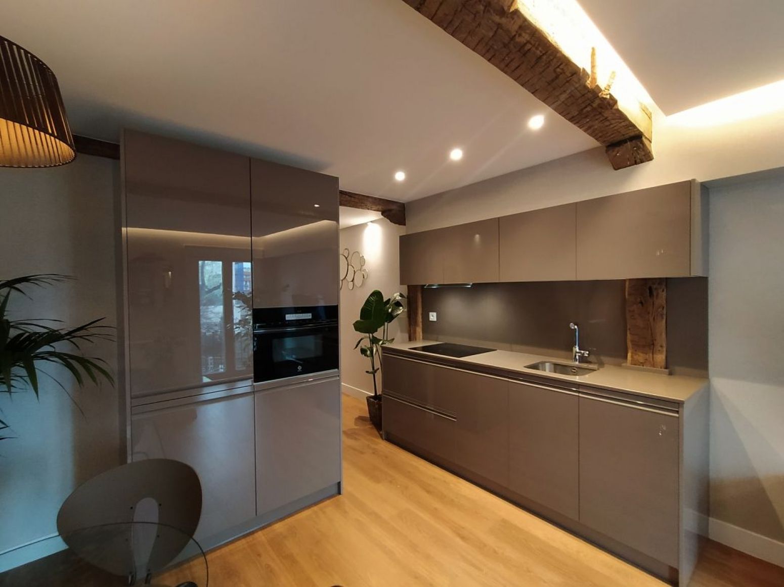 Kitchen of Flat to rent in Bilbao   with Furnished and Balcony