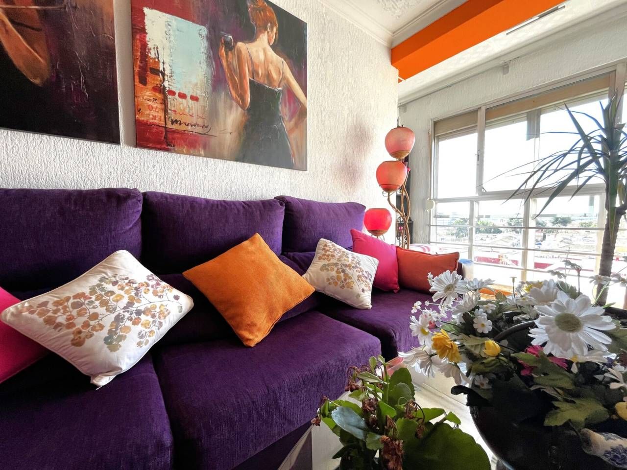 Sala de estar de Piso en venta en  Huelva Capital con Balcón