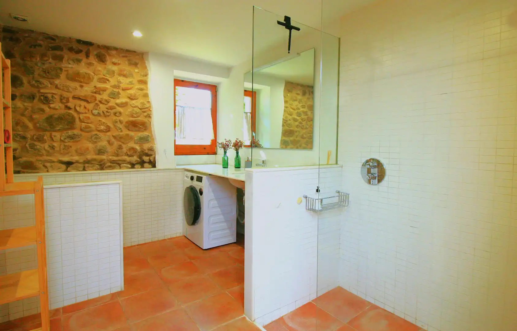 Badezimmer von Country house zur Miete in Bordils, Girona