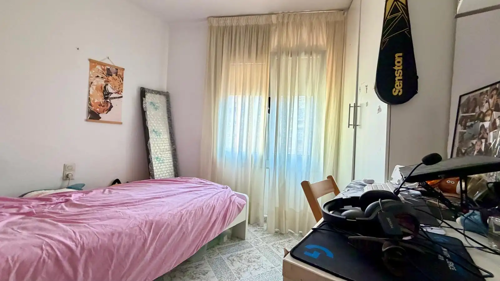 Bedroom of Flat for sale in Esplugues de Llobregat  with Heating, Terrace and Balcony
