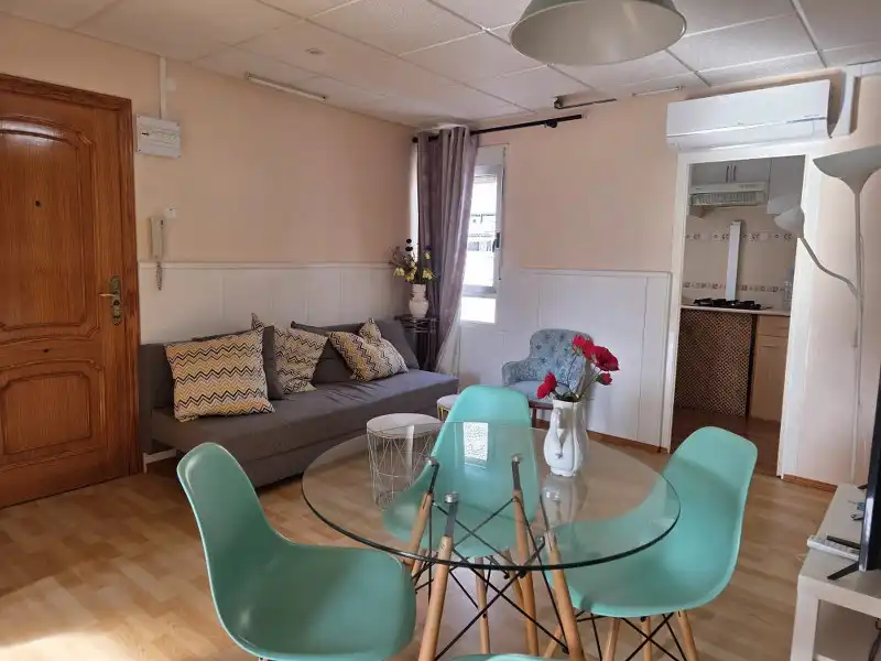 Sala d'estar de Apartament en venda en Cullera amb Aire condicionat, Calefacció i Parquet