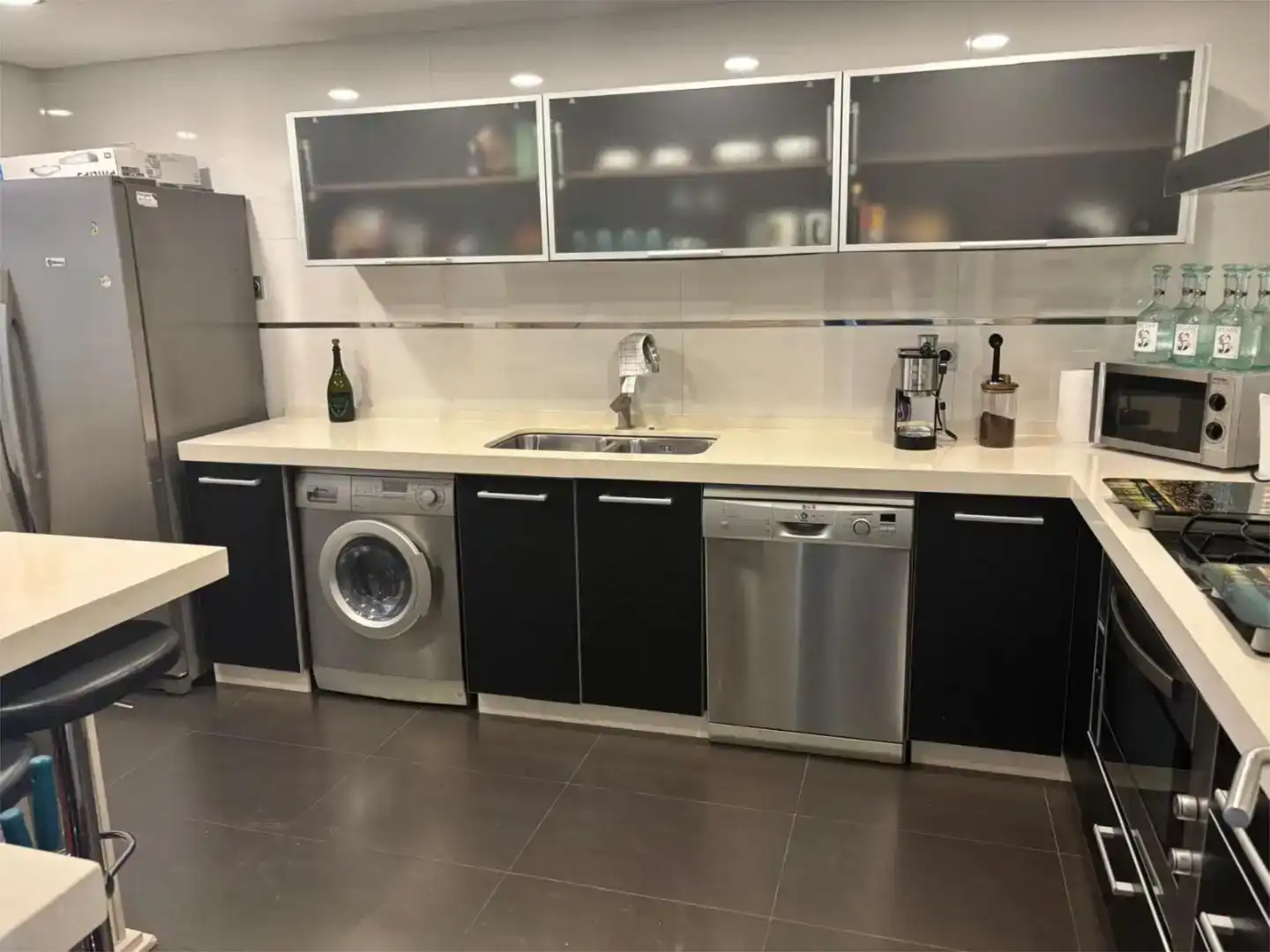 Küche von Wohnung zur Miete in Marbella mit Klimaanlage, Schwimmbad und Balkon