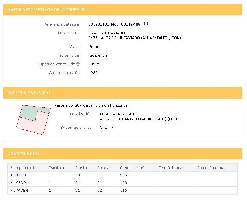 Casa o chalet en venta en Alija del Infantado con Jardín privado