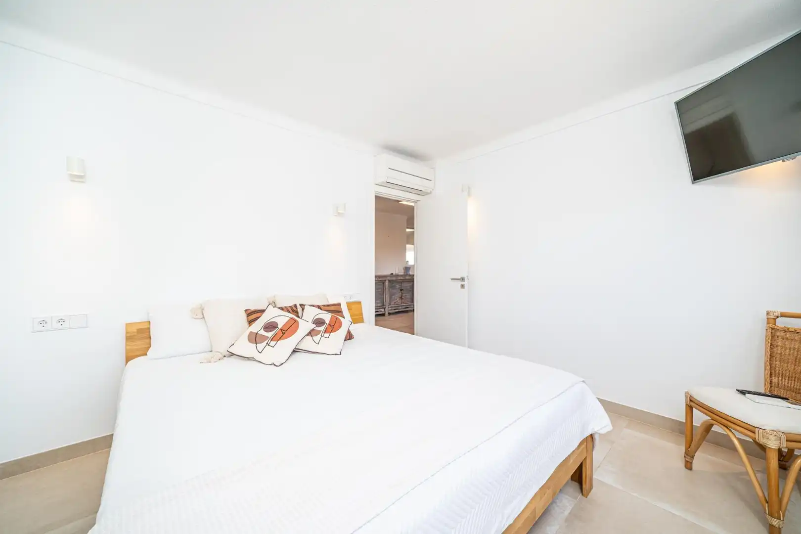 Bedroom of Houses for rent in Llucmajor  with Air Conditioner, Private garden and Terrace