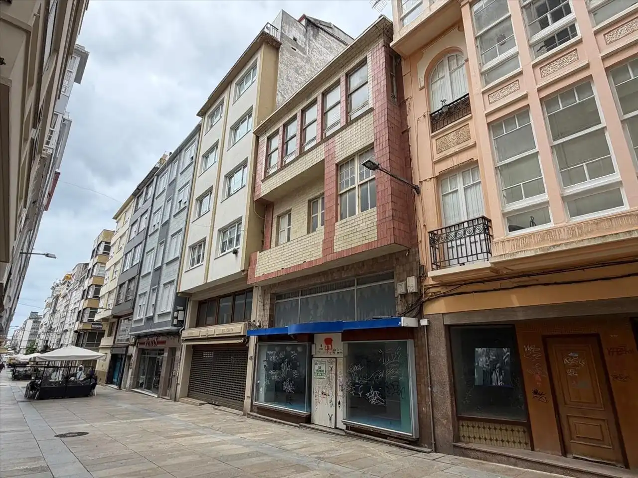Vista exterior de Piso en venta en Ferrol