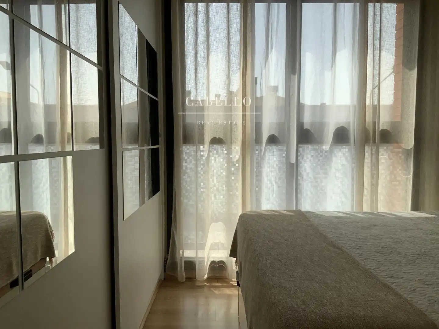 Bedroom of Flat for sale in Terrassa  with Air Conditioner, Heating and Parquet flooring