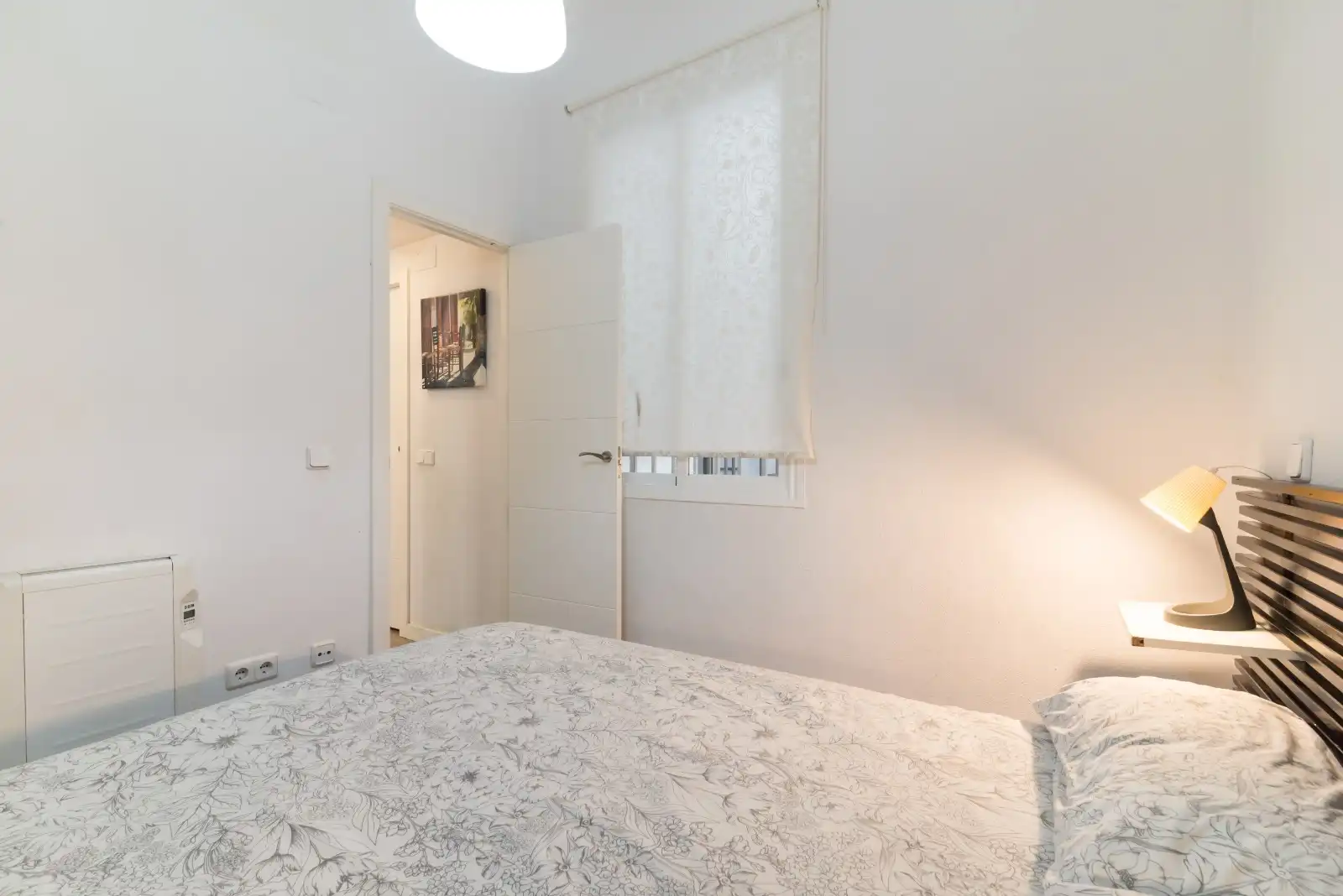 Schlafzimmer von Wohnung zur Miete in Madrid mit Klimaanlage und Möbliert