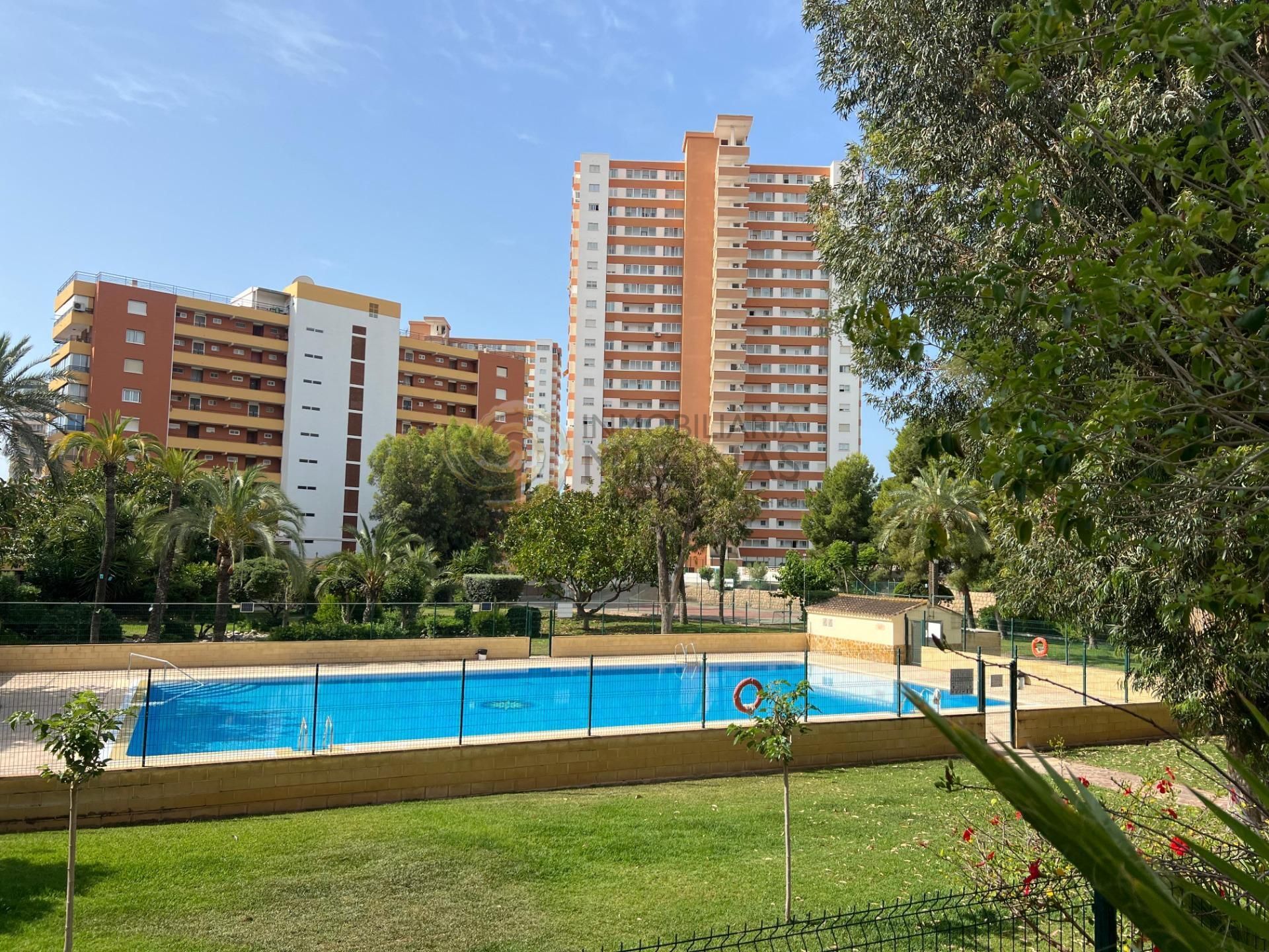 Swimming pool of Apartment for sale in Benidorm  with Air Conditioner, Private garden and Terrace