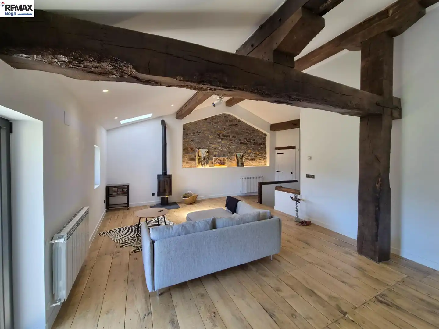Sala d'estar de Casa o xalet en venda en Berastegi amb Calefacció, Jardí privat i Terrassa