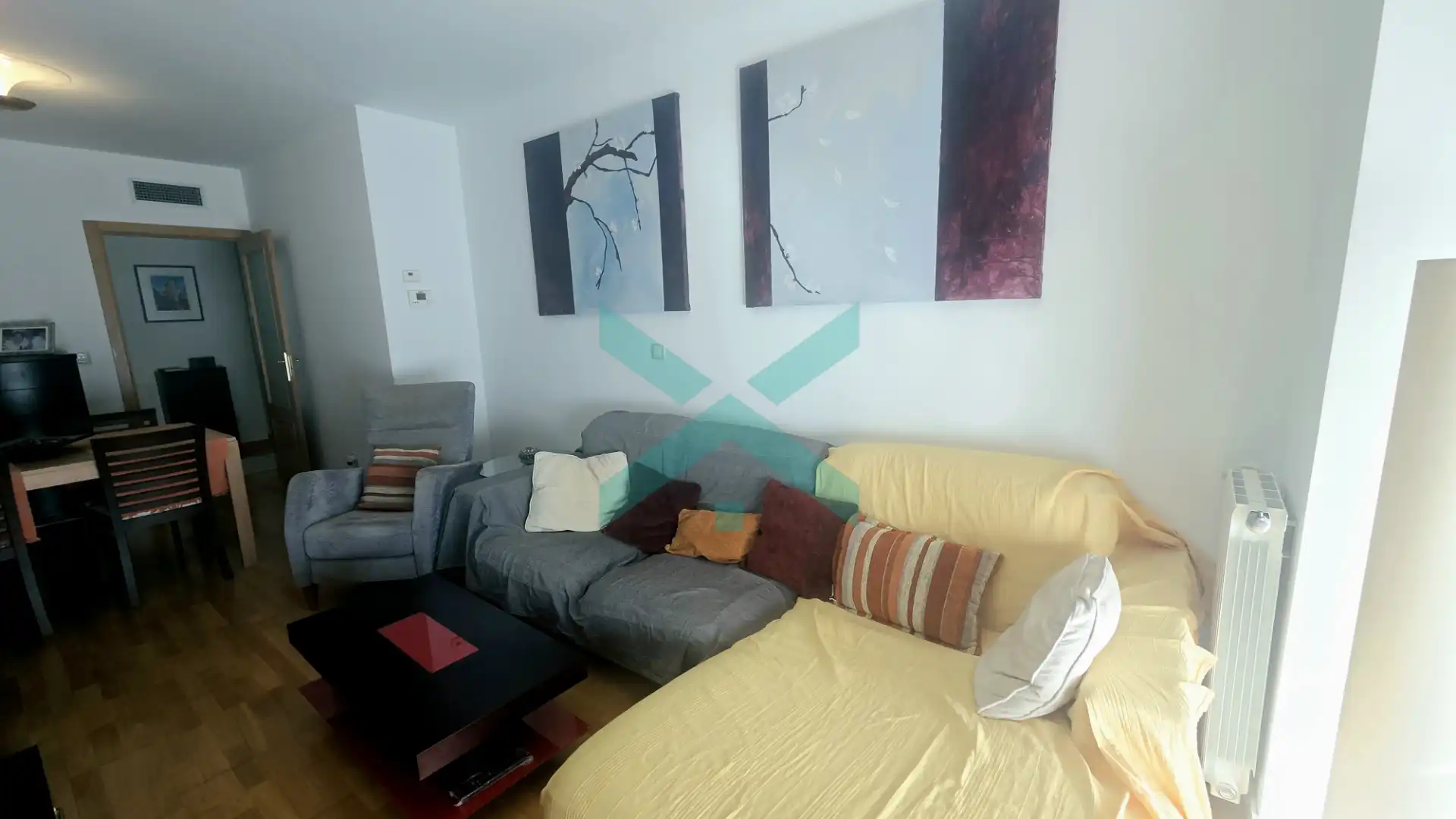 Sala d'estar de Pis en venda en Madrid amb Aire condicionat, Calefacció i Jardí privat