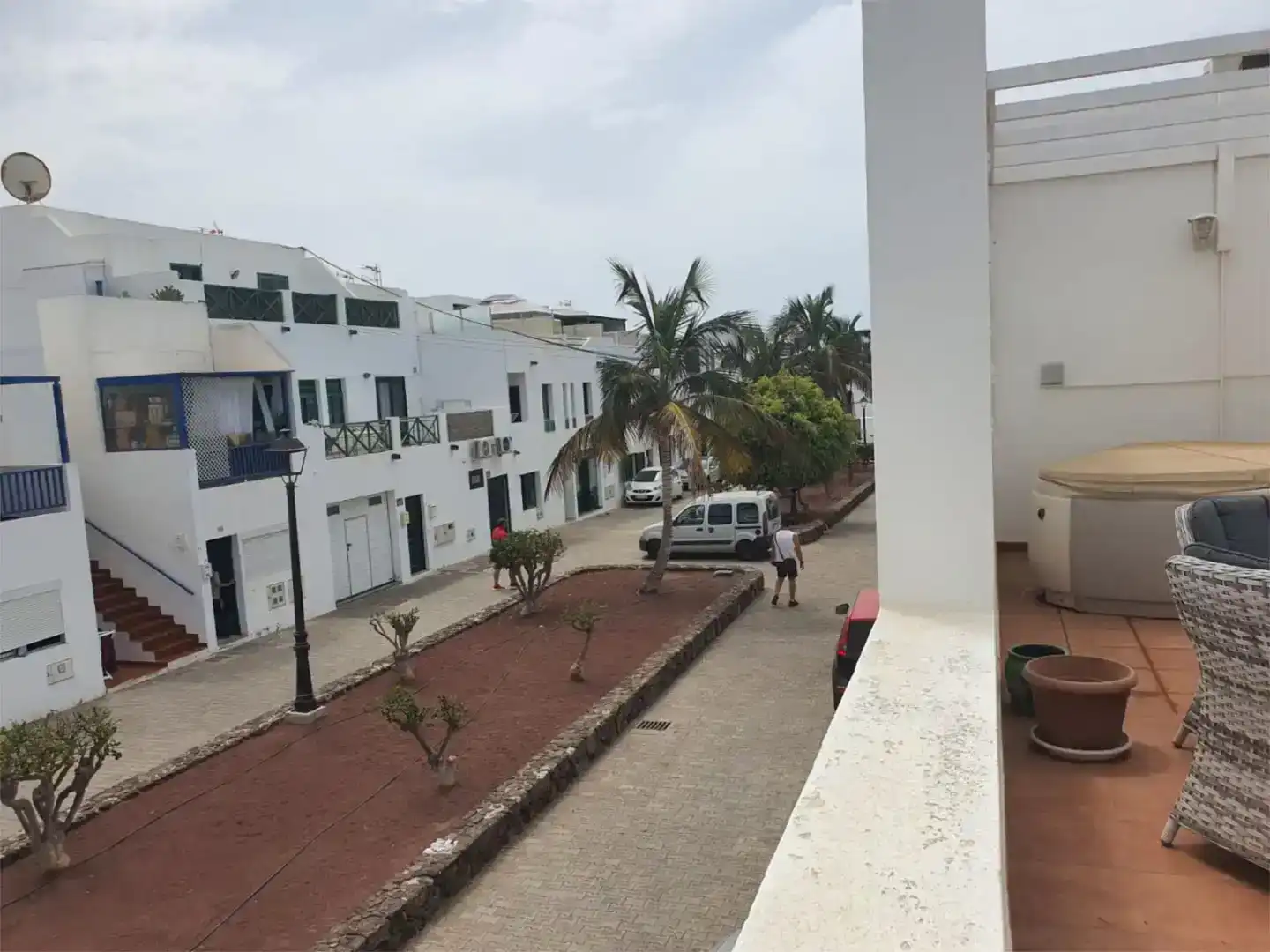 Vista exterior de Piso en venta en Yaiza con Amueblado y Balcón