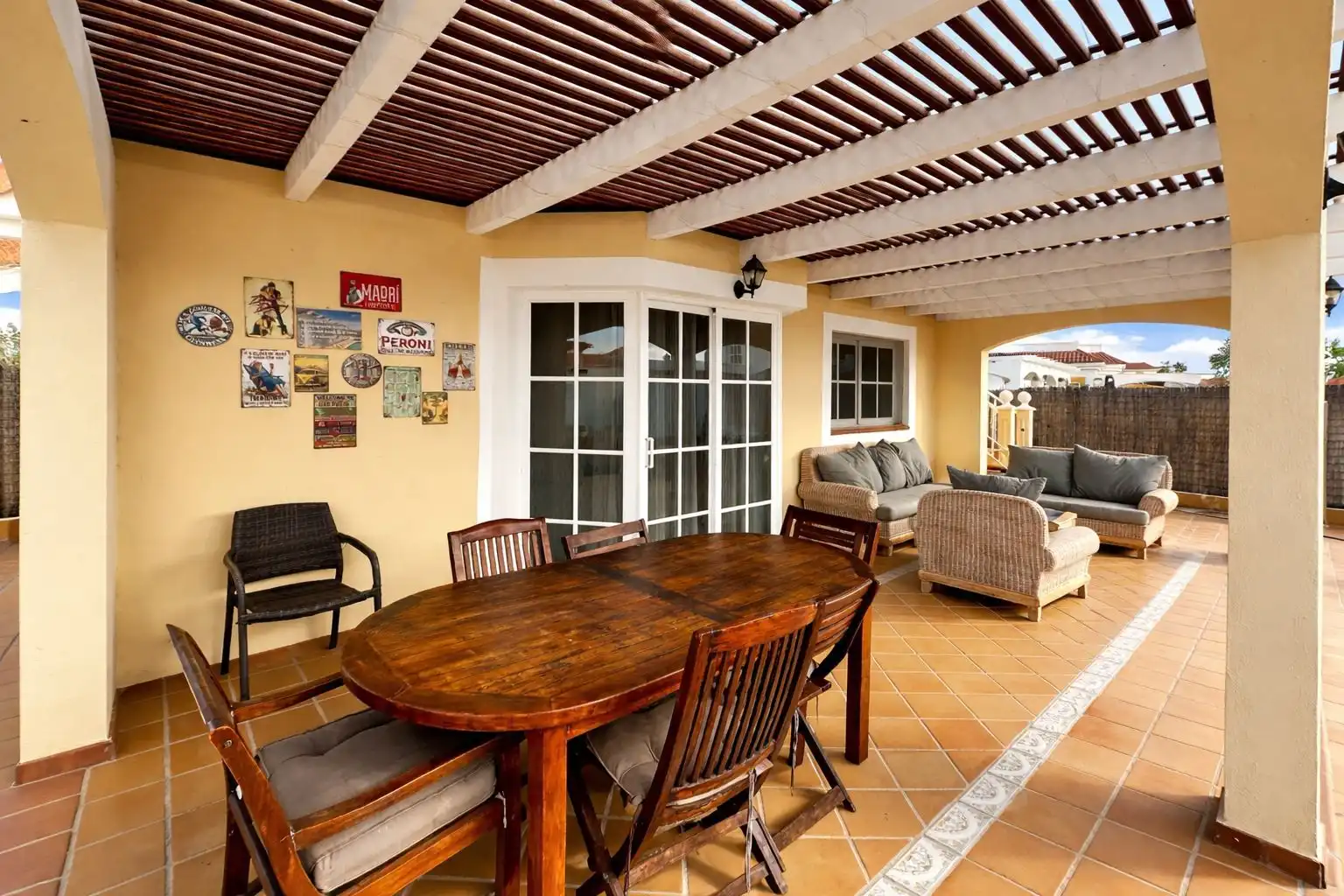 Terraza de Casa o chalet en venta en Antigua con Aire acondicionado, Calefacción y Jardín privado