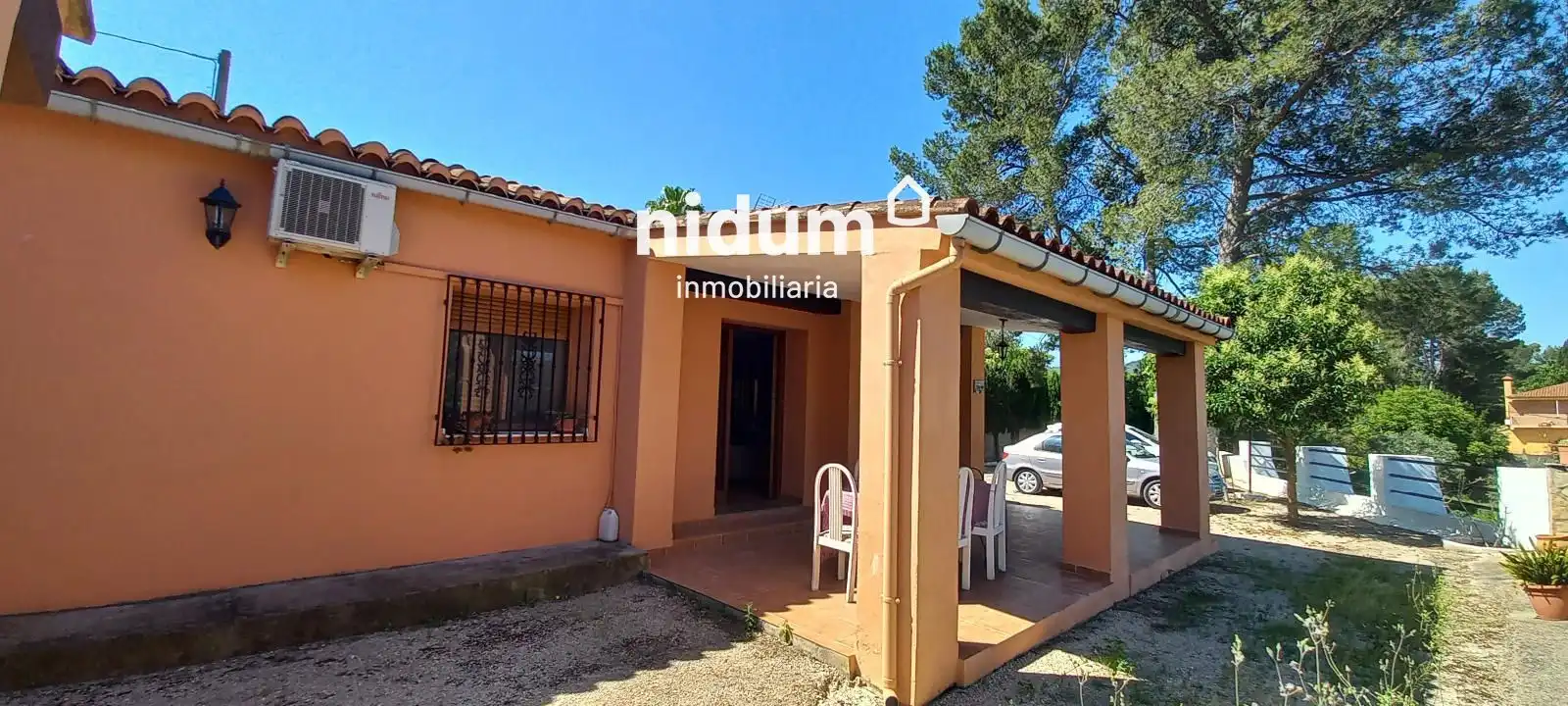 Vista exterior de Casa o xalet en venda en Xàtiva amb Aire condicionat, Traster i Piscina