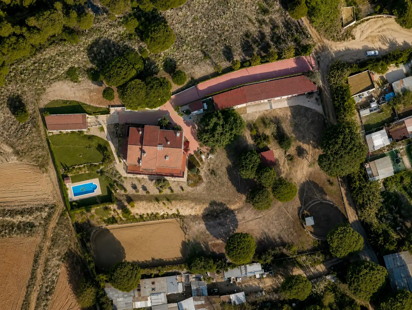 Garden of Country homes for sale in Argentona  with Air Conditioner, Heating and Private garden