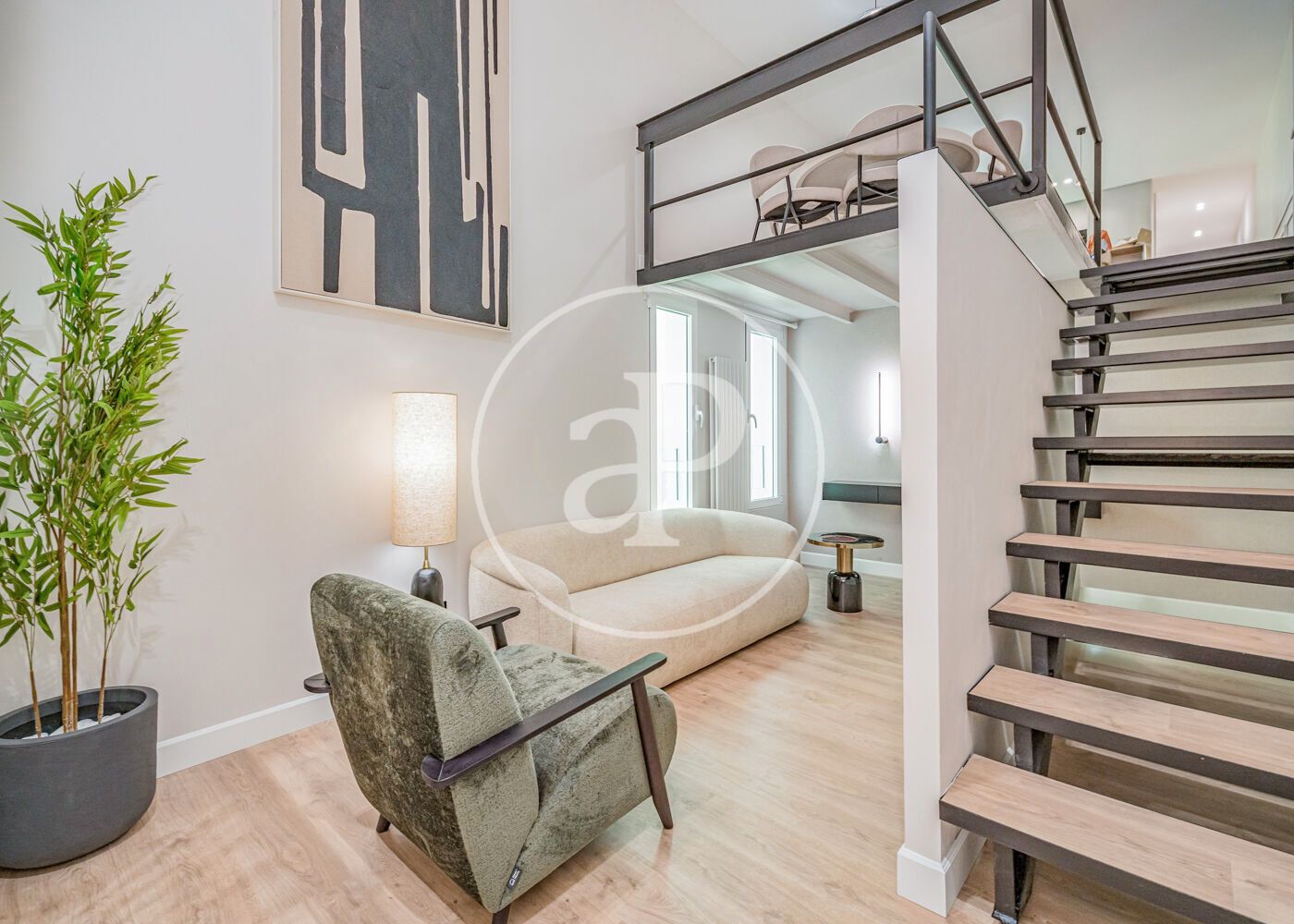 Living room of Flat for sale in  Madrid Capital  with Air Conditioner, Heating and Terrace