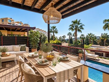 Reihenhaus mit Pool zur Miete in Estepona Pueblo