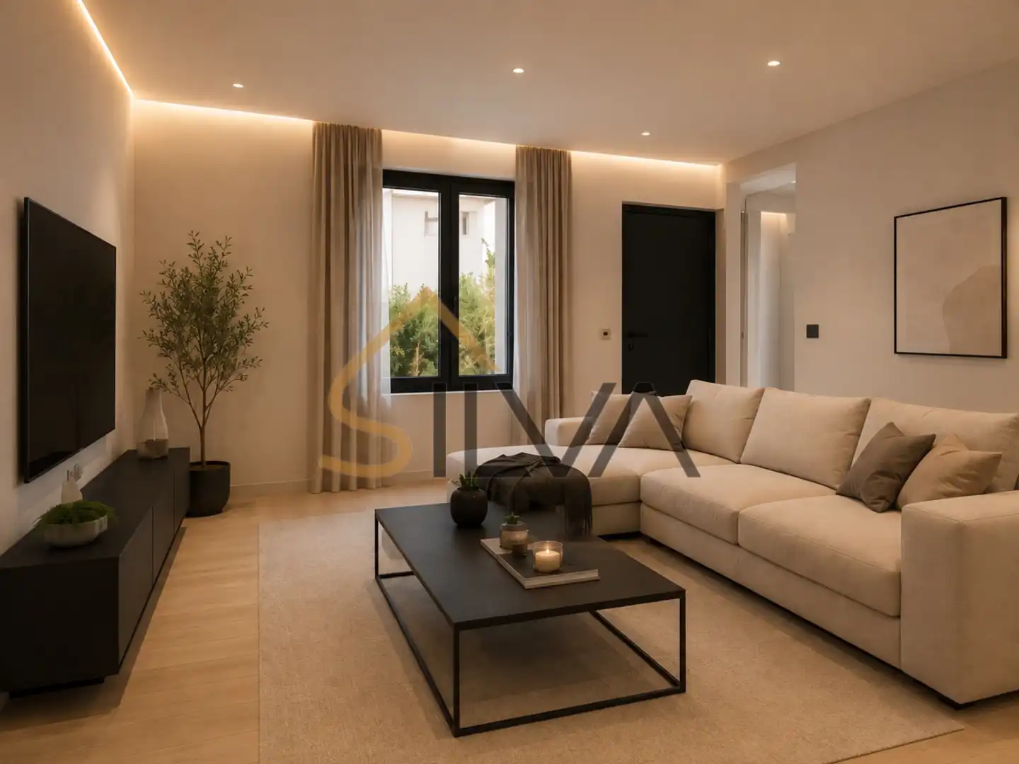 Sala d'estar de Casa o xalet en venda en Outeiro de Rei amb Calefacció, Jardí privat i Terrassa