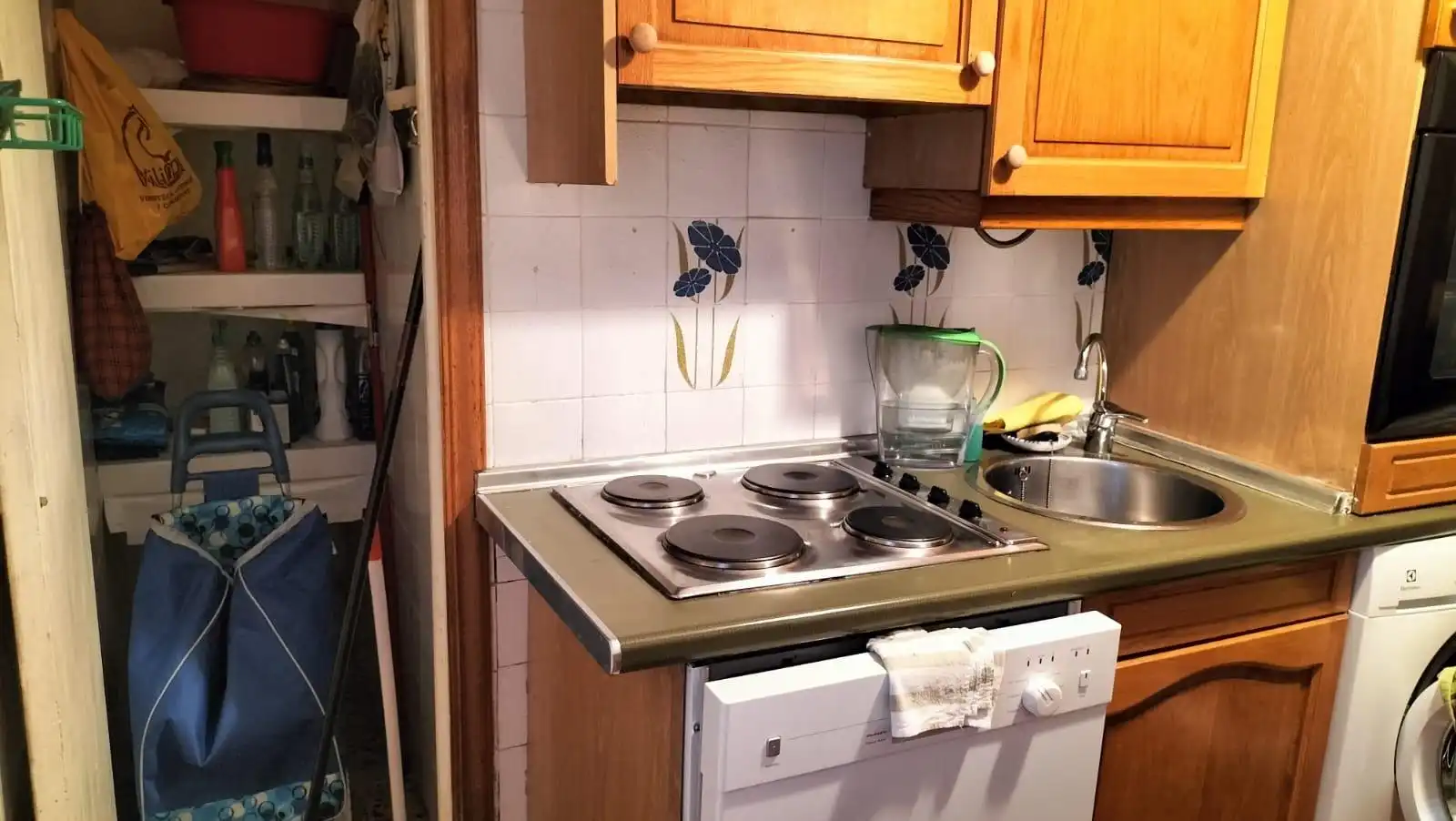 Küche von Wohnung zum Verkauf in Palencia mit Heizung, Terrasse und Möbliert