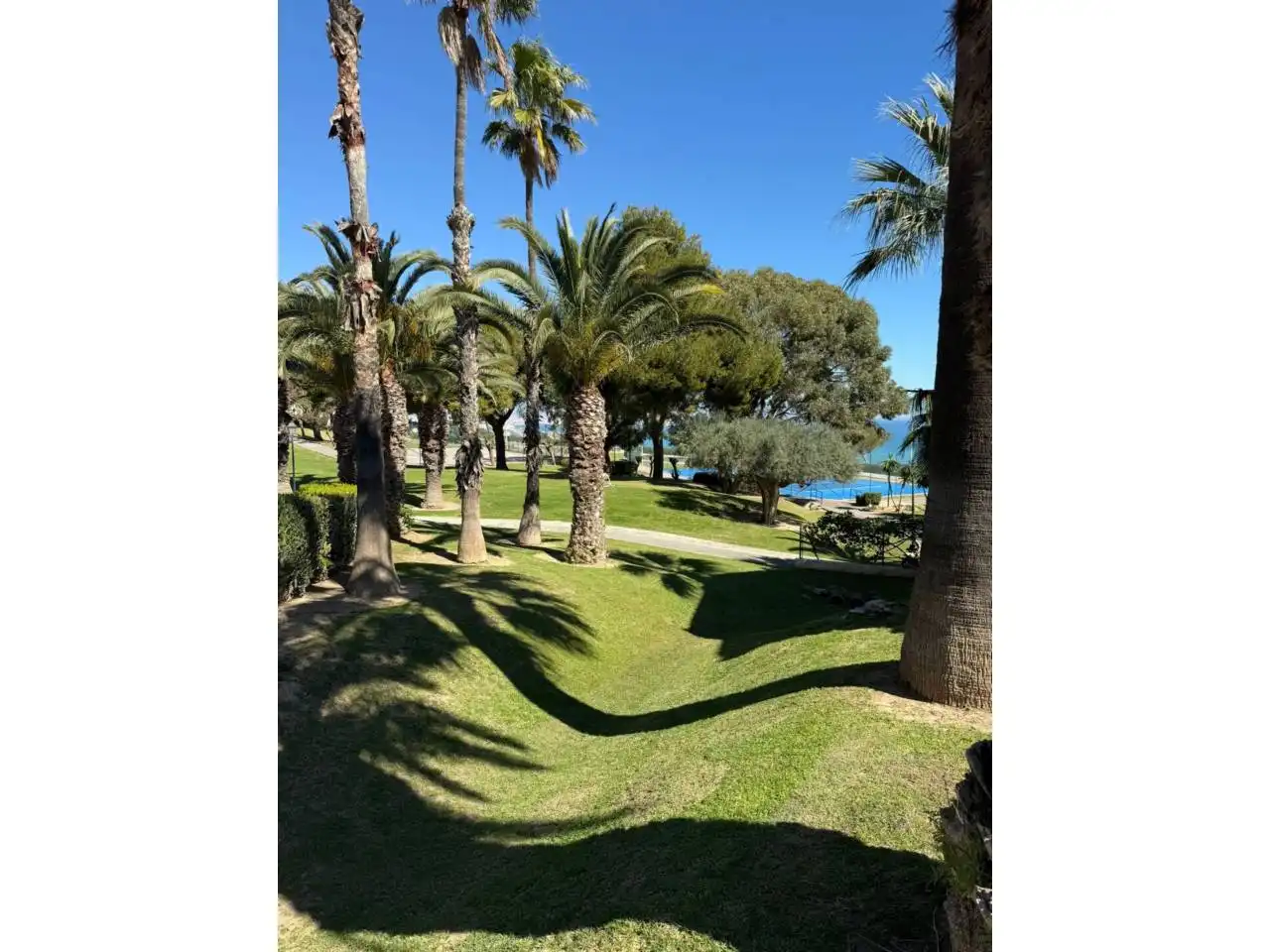 Garten von Wohnung zum Verkauf in Santa Pola mit Klimaanlage, Terrasse und Gemeinschaftspool