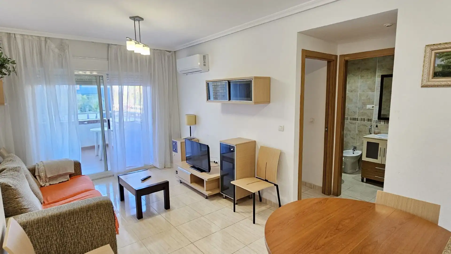 Living room of Apartments for sale in Oropesa del Mar / Orpesa  with Air Conditioner, Heating and Terrace
