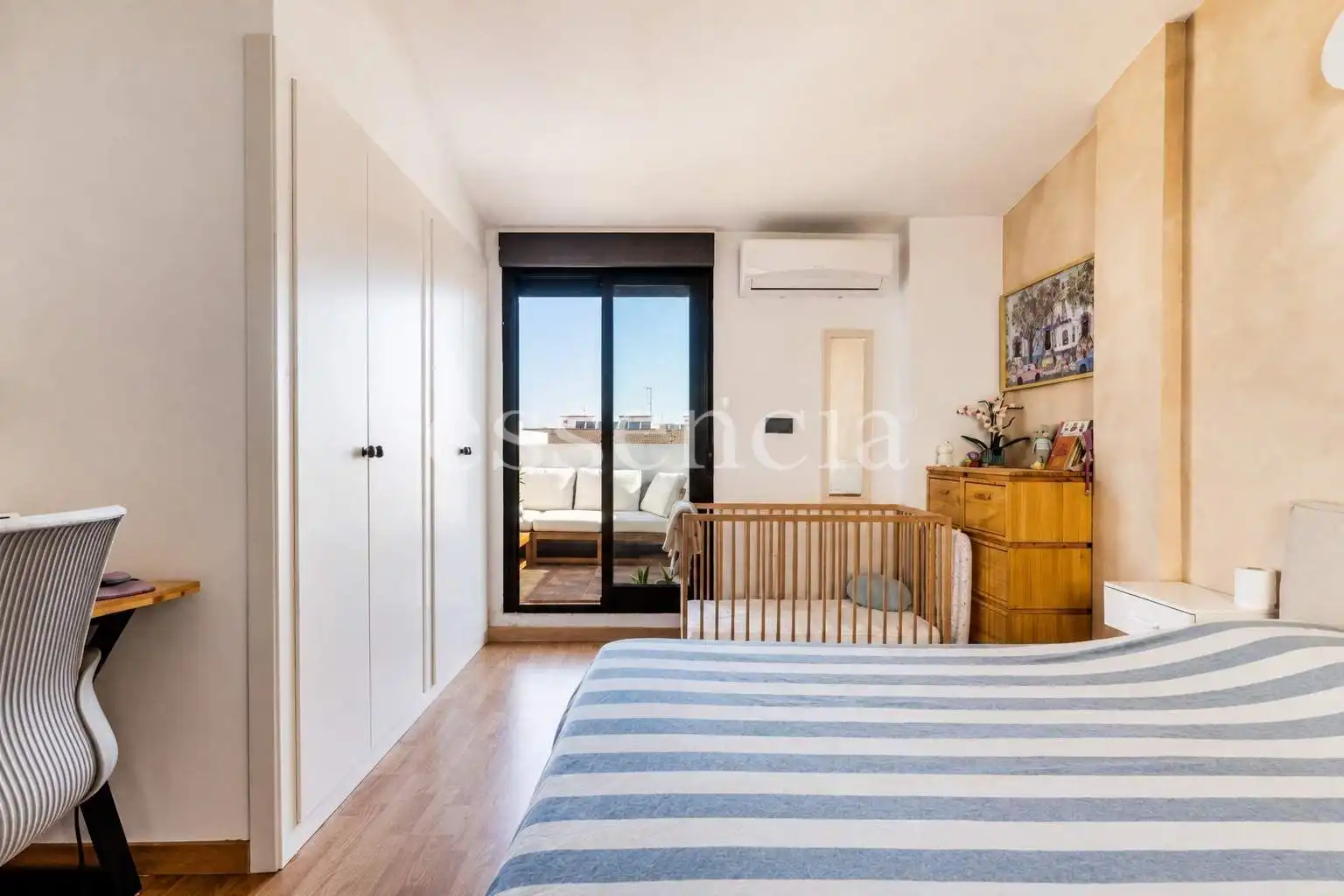 Bedroom of Attic for sale in Gandia  with Air Conditioner, Heating and Terrace