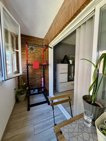Balcony of Flat for sale in Madrid  with Heating, Terrace and Storage room