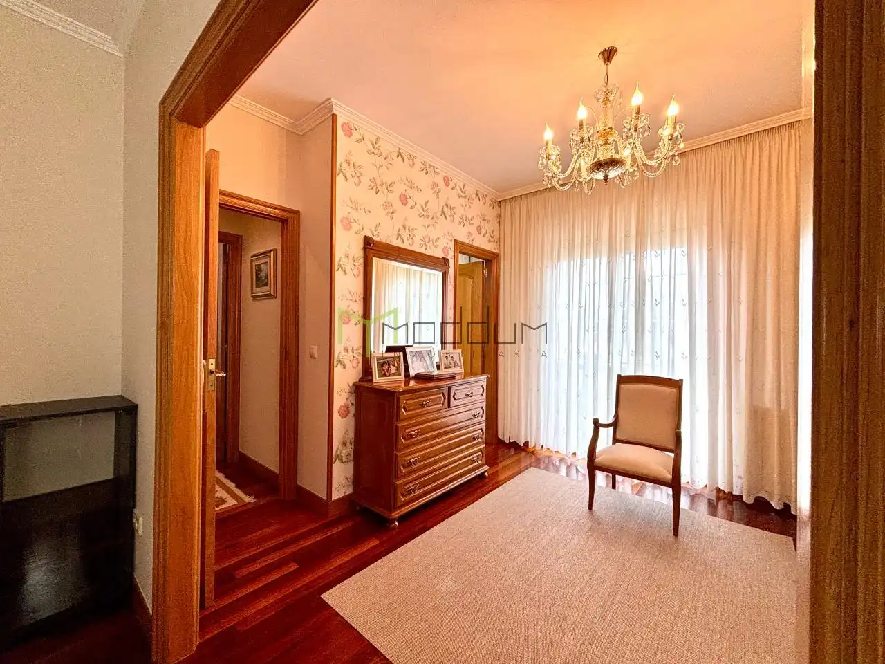 Sala de estar de Casa o chalet en venta en Ames con Calefacción, Jardín privado y Parquet