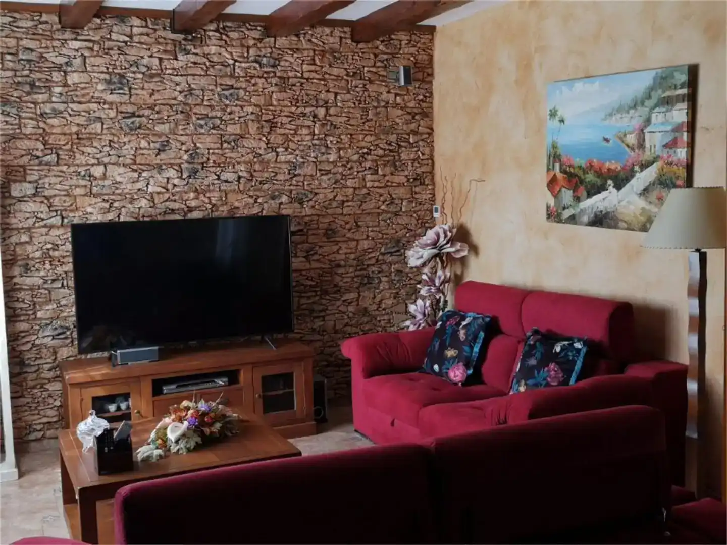 Sala d'estar de Pis en venda en  Murcia Capital amb Aire condicionat i Balcó