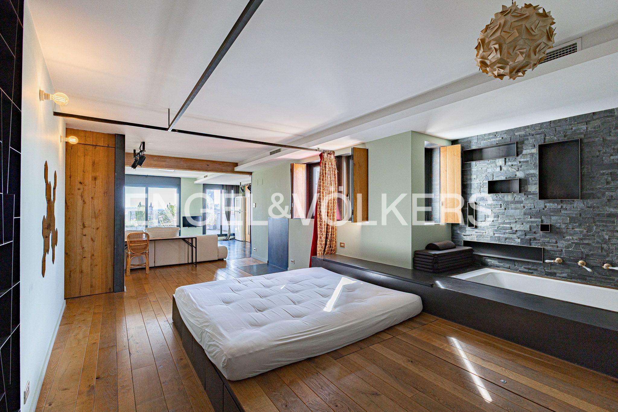 Bedroom of Flat for sale in  Barcelona Capital  with Air Conditioner, Heating and Parquet flooring