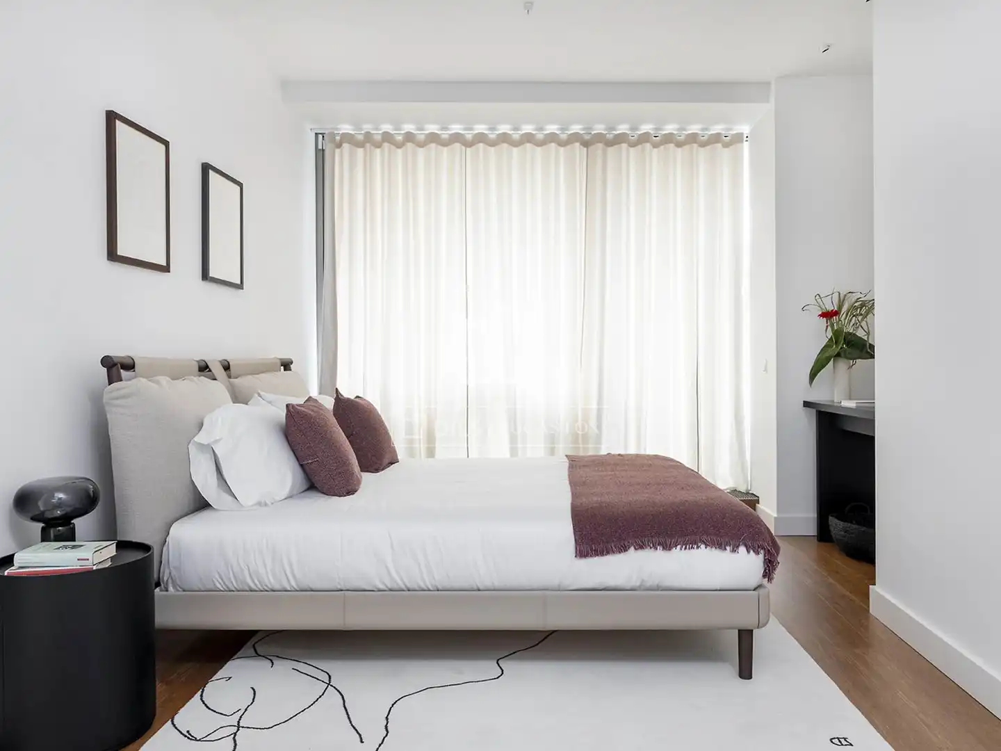 Schlafzimmer von Wohnung zum Verkauf in Barcelona mit Klimaanlage, Heizung und Parkett