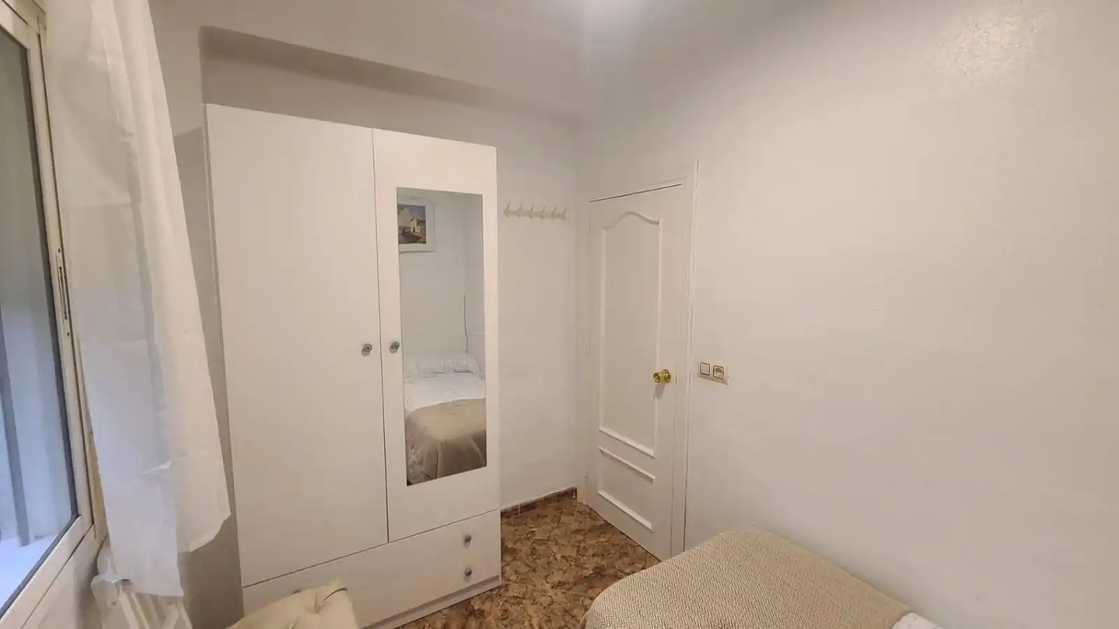 Bedroom of Apartments for rent in Almería  with Air Conditioner and Furnished